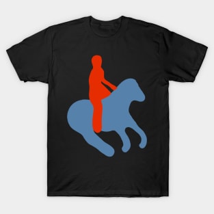 Horse Riding - Abstract Artwork T-Shirt